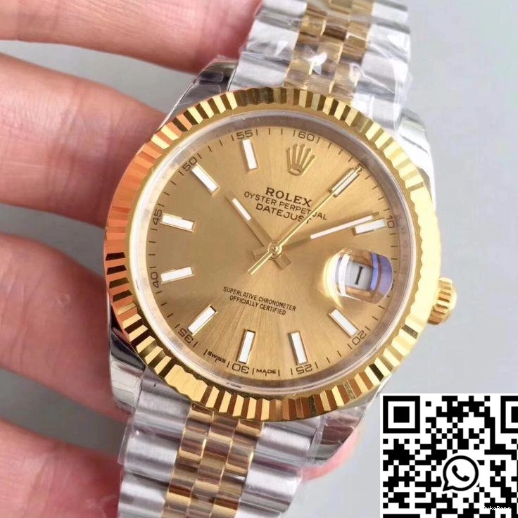 116333 Factory EW II 41MM Dial Yellow Rolex Datejust Gold 0425